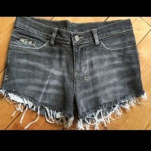 NEW Ksubi Distressed Gray Shorts
